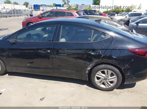 5NPD84LF3KH456243 2019 HYUNDAI ELANTRA Черный Вид спереди