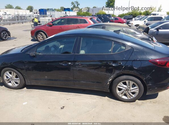 5NPD84LF3KH456243 2019 HYUNDAI ELANTRA Черный Панорамный вид салона 360°