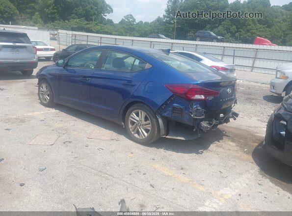 5NPD84LF3KH460292 2019 HYUNDAI ELANTRA Синий Задняя левая четверть