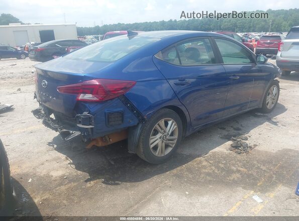5NPD84LF3KH460292 2019 HYUNDAI ELANTRA Синий Задняя правая четверть