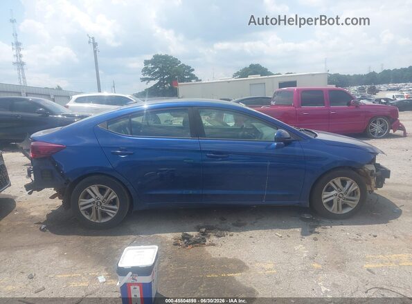 5NPD84LF3KH460292 2019 HYUNDAI ELANTRA Синий Панорамный вид салона 360°