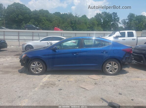 5NPD84LF3KH460292 2019 HYUNDAI ELANTRA Синий 