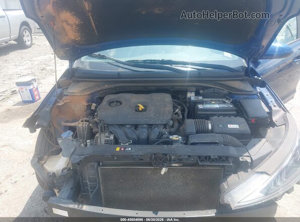 5NPD84LF3KH460292 2019 HYUNDAI ELANTRA Синий Вид сзади