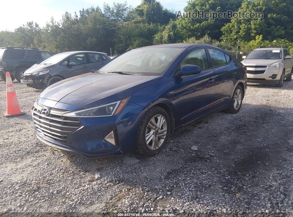 5NPD84LF3KH464231 2019 HYUNDAI ELANTRA Blue 