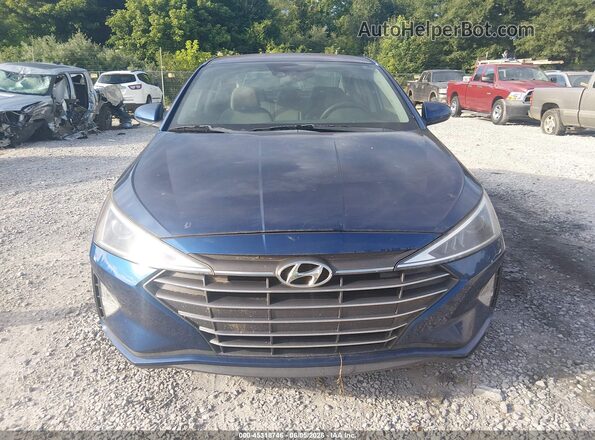 5NPD84LF3KH464231 2019 HYUNDAI ELANTRA Blue 