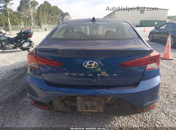 5NPD84LF3KH464231 2019 HYUNDAI ELANTRA Blue 