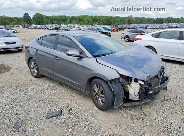 5NPD84LF3KH484298 2019 HYUNDAI ELANTRA Gray წინა მარჯვენა