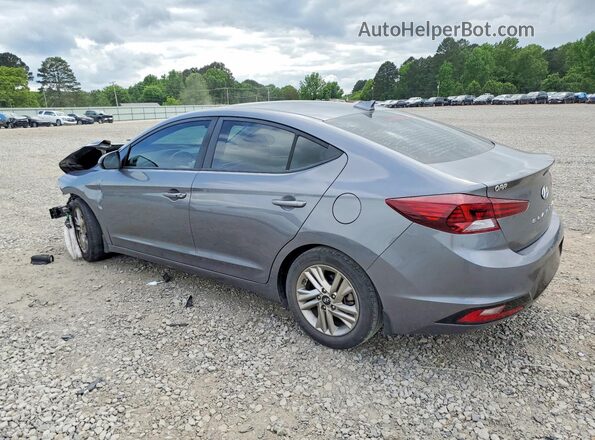 5NPD84LF3KH484298 2019 HYUNDAI ELANTRA Gray უკანა მარცხენა