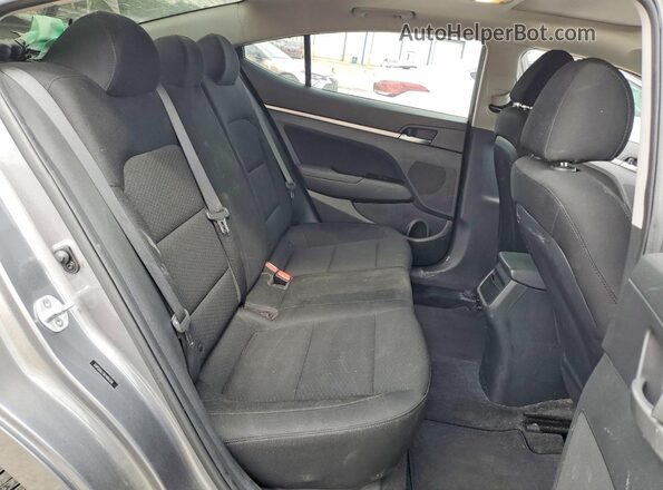 5NPD84LF3KH484298 2019 HYUNDAI ELANTRA Gray უკანა სავარძლების ხედი