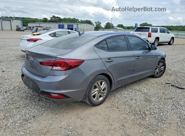 5NPD84LF3KH484298 2019 HYUNDAI ELANTRA Gray უკანა მარჯვენა