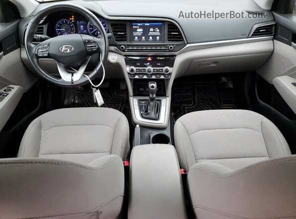 5NPD84LF3KH486603 2019 HYUNDAI ELANTRA Gray 