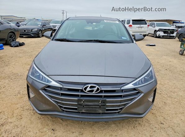 5NPD84LF3KH486603 2019 HYUNDAI ELANTRA Gray 