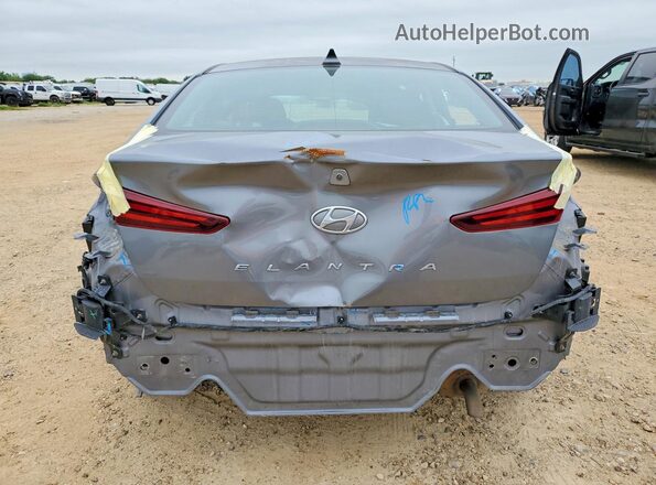 5NPD84LF3KH486603 2019 HYUNDAI ELANTRA Gray 
