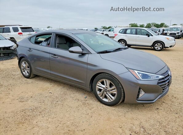 5NPD84LF3KH486603 2019 HYUNDAI ELANTRA Gray 