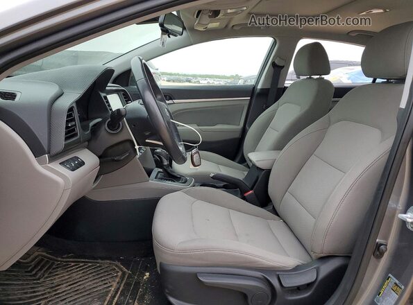 5NPD84LF3KH486603 2019 HYUNDAI ELANTRA Gray 