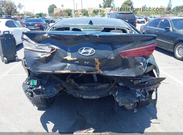 5NPD84LF3KH496192 2019 HYUNDAI ELANTRA Black წინა ხედი