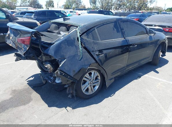 5NPD84LF3KH496192 2019 HYUNDAI ELANTRA Black უკანა მარჯვენა