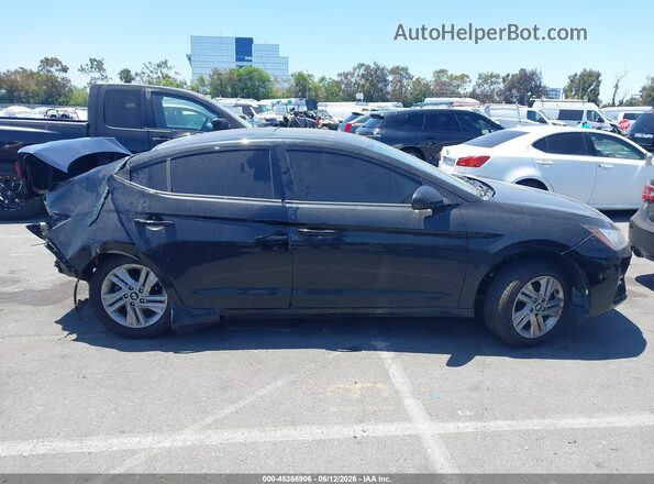 5NPD84LF3KH496192 2019 HYUNDAI ELANTRA Black ხელსაწყოთა პანელის ხედი