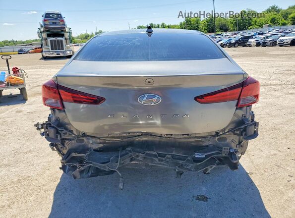 5NPD84LF3LH501313 2020 HYUNDAI ELANTRA Gray Вид ззаду