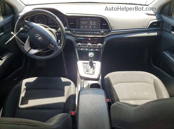 5NPD84LF3LH501313 2020 HYUNDAI ELANTRA Gray Вид панелі приладів