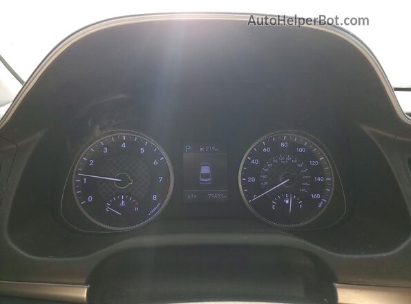 5NPD84LF3LH501313 2020 HYUNDAI ELANTRA Gray Вид щитка приладів