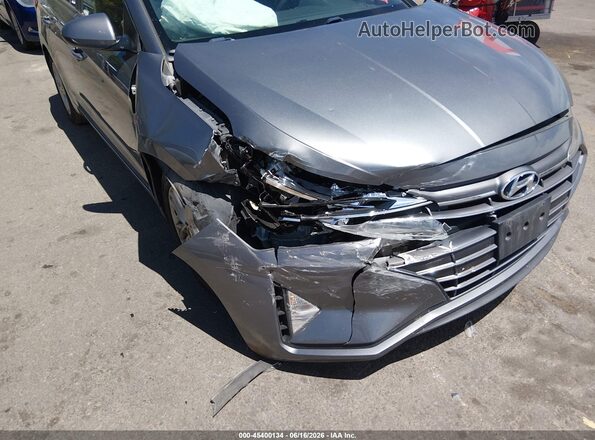 5NPD84LF3LH506107 2020 HYUNDAI ELANTRA Gray წინა ხედი