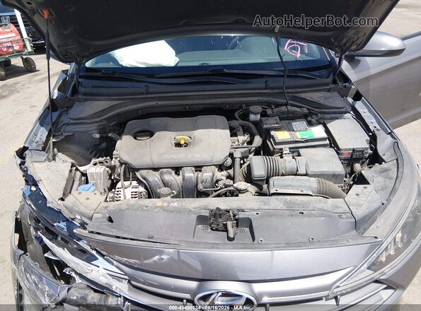 5NPD84LF3LH506107 2020 HYUNDAI ELANTRA Gray უკანა ხედი