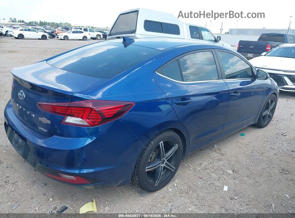 5NPD84LF3LH527443 2020 HYUNDAI ELANTRA Blue უკანა მარჯვენა