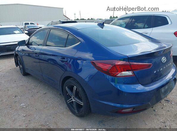 5NPD84LF3LH527443 2020 HYUNDAI ELANTRA Blue უკანა მარცხენა