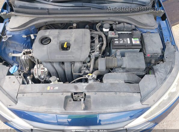 5NPD84LF3LH527443 2020 HYUNDAI ELANTRA Blue უკანა ხედი