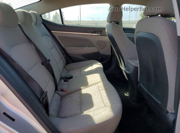 5NPD84LF3LH532769 2020 HYUNDAI ELANTRA Silver Vista de los asientos traseros