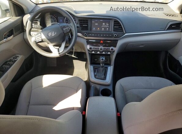 5NPD84LF3LH532769 2020 HYUNDAI ELANTRA Silver Vista del salpicadero