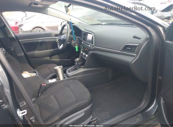 5NPD84LF3LH592891 2020 HYUNDAI ELANTRA Gray Front interior view