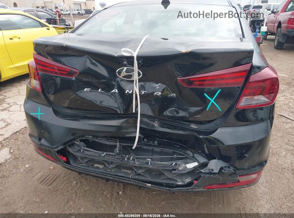 5NPD84LF3LH623959 2020 HYUNDAI ELANTRA Black წინა ხედი
