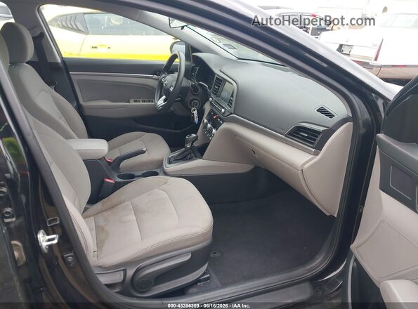 5NPD84LF3LH623959 2020 HYUNDAI ELANTRA Black წინა სალონის ხედი