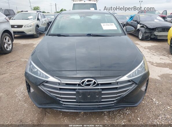 5NPD84LF3LH623959 2020 HYUNDAI ELANTRA Black უკანა სალონის ხედი