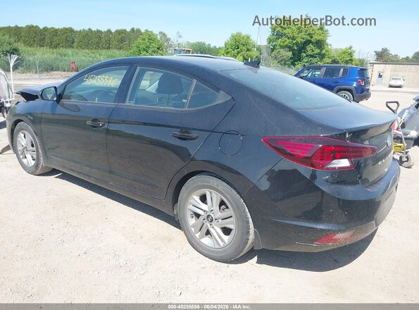 5NPD84LF3LH625503 2020 HYUNDAI ELANTRA Black Rear left