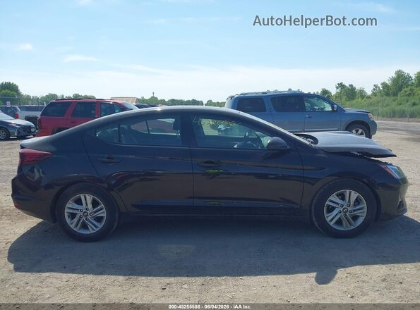 5NPD84LF3LH625503 2020 HYUNDAI ELANTRA Black Rear interior view