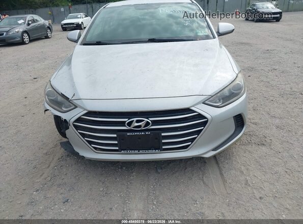 5NPD84LF4HH009199 2017 HYUNDAI ELANTRA Silver Սարքավորումների վահանակի տեսք