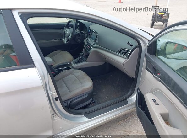 5NPD84LF4HH009199 2017 HYUNDAI ELANTRA Silver Սալոնի դիմացի տեսք