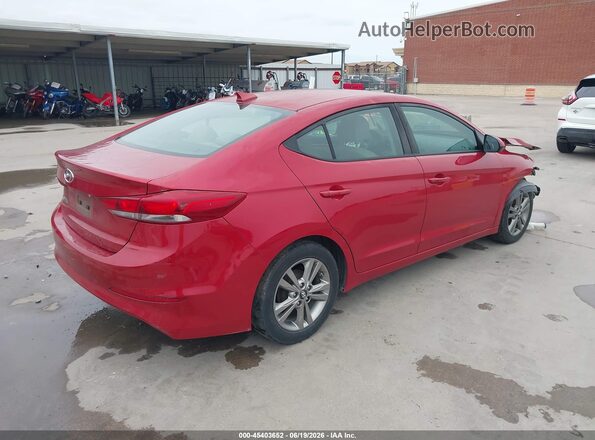 5NPD84LF4HH021160 2017 HYUNDAI ELANTRA Красный Задняя правая четверть