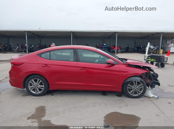5NPD84LF4HH021160 2017 HYUNDAI ELANTRA Красный Панорамный вид салона 360°