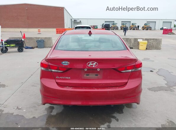 5NPD84LF4HH021160 2017 HYUNDAI ELANTRA Красный 