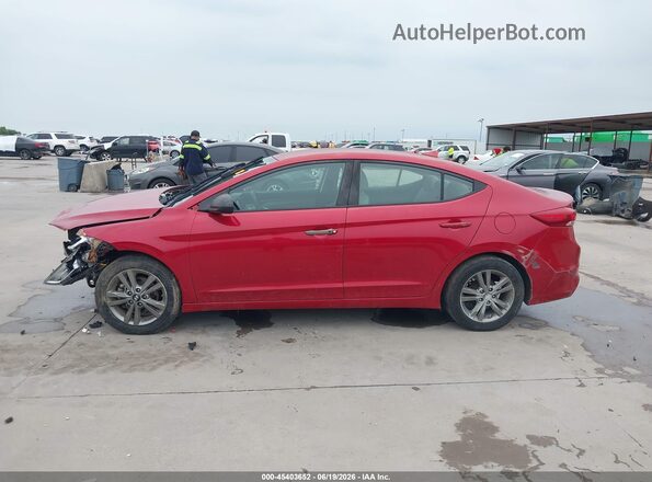 5NPD84LF4HH021160 2017 HYUNDAI ELANTRA Красный 