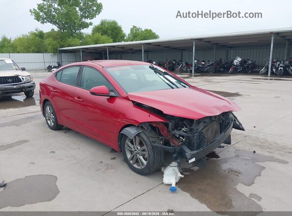 5NPD84LF4HH021160 2017 HYUNDAI ELANTRA Красный 