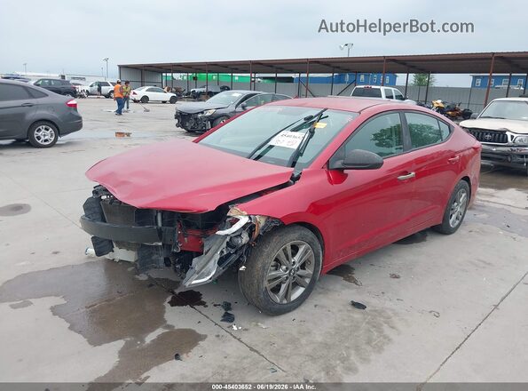 5NPD84LF4HH021160 2017 HYUNDAI ELANTRA Красный 