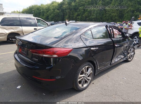 5NPD84LF4HH022776 2017 HYUNDAI ELANTRA Black Հետևի աջ