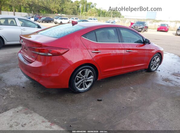 5NPD84LF4HH031218 2017 HYUNDAI ELANTRA Red 