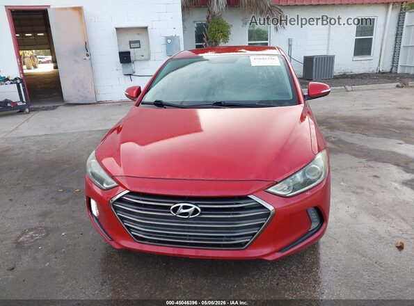 5NPD84LF4HH031218 2017 HYUNDAI ELANTRA Red 