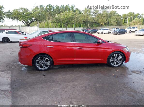 5NPD84LF4HH031218 2017 HYUNDAI ELANTRA Red 
